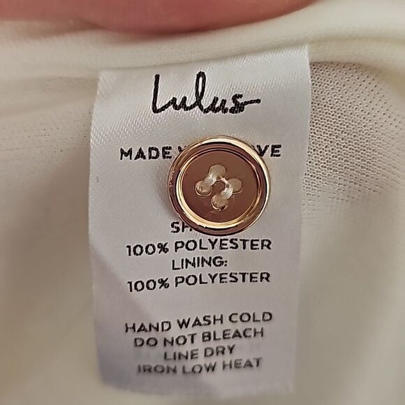 Dress Midi By Lulu's Floral Multicolor Ruffle Bottom Fully Lined Size… - Picture 7 of 7